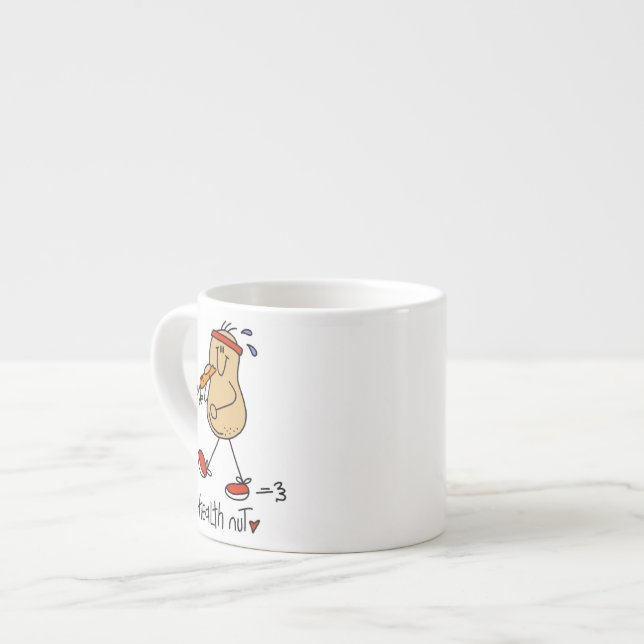 Health Nut T-shirts and Gifts Espresso Cup (Front Left)