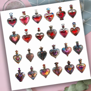 Health or Love Potion Bottles Sticker