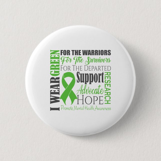 Health Problems Awareness  Button (Front)