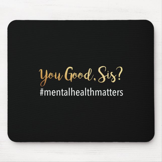 Health Problems Awareness Human Brain  Mouse Pad (Front)