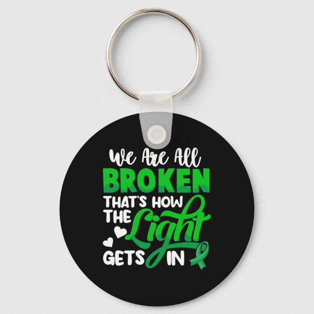 Health Problems Awareness Mens  Keychain (Front)