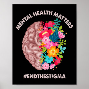 Health Problems Awareness Month End The Stigma Poster