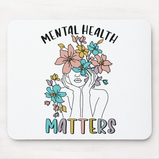 Health Problems Awareness Neurodiversity Emotion W Mouse Pad (Front)