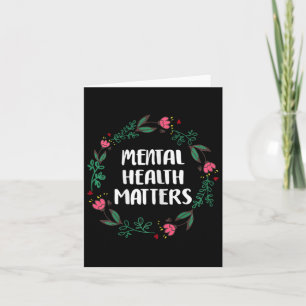 Health Problems Awareness Suicide Prevention Card