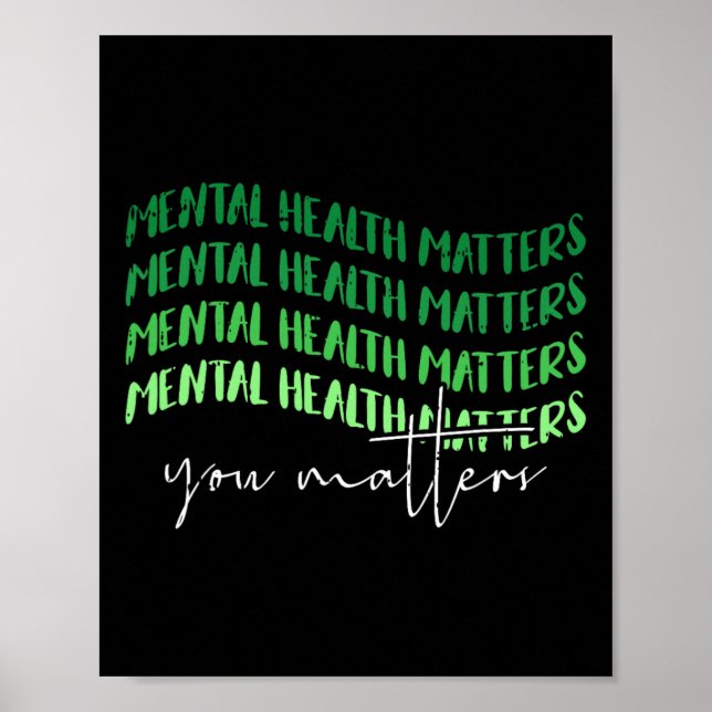 Health Problems Awareness Warrior Councilor Therap Poster (Front)