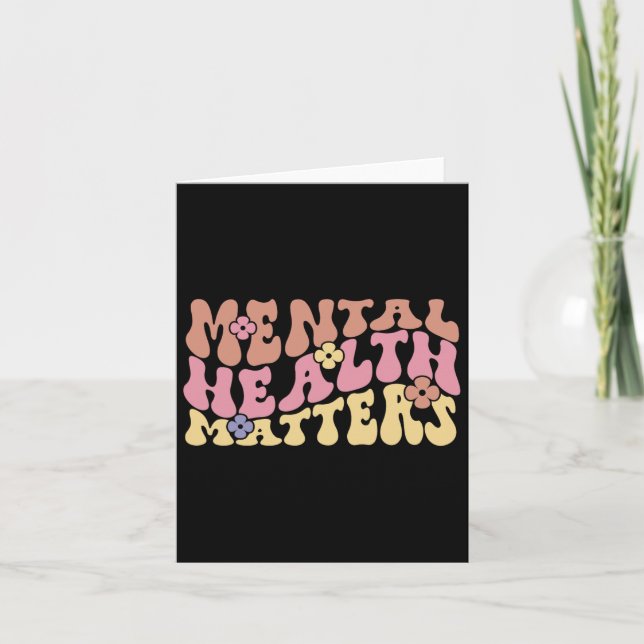 Health Problems End The Stigma 2  Card (Front)