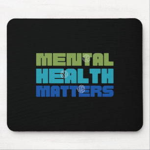 Health Problems Green For Mental Health Awareness Mouse Pad