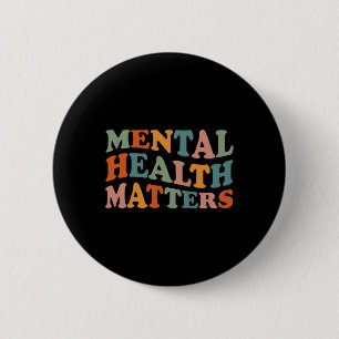 Health Problems Human Brain Awareness Kids Women  Button