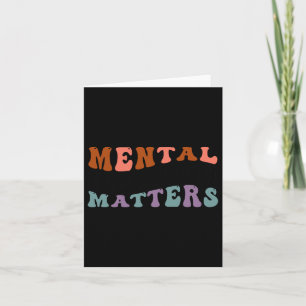 Health Problems Human Brain Illness Awareness 2 Card
