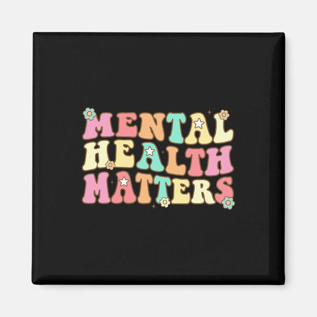 Health Problems Human Brain Illness Awareness Men  Magnet (Front)