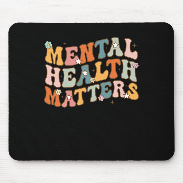 Health Problems Human Brain Illness Awareness Men  Mouse Pad (Front)
