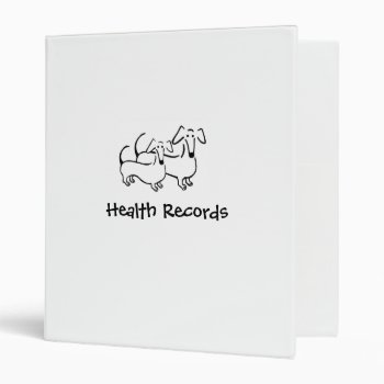 Health Records Binder by crahim at Zazzle