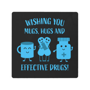 Health Recovery Get Well Soon Metal Print