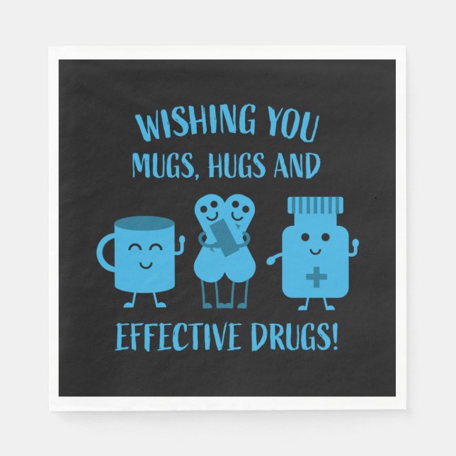 Health Recovery Get Well Soon   Napkins (Front)