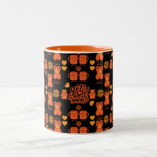 Health Recovery Get Well Soon   Two-Tone Coffee Mug