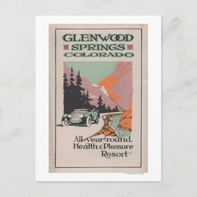 Health Resort Poster # 1 Postcard (Front)