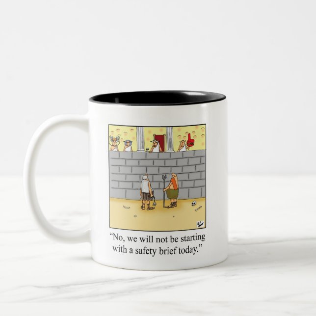 Health Safety Humor Mug Gift (Left)