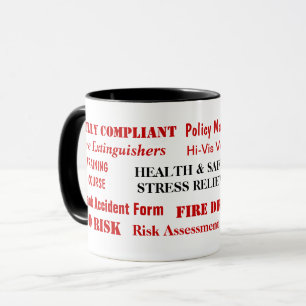 Health & Safety Stress Reliever Joke Stress Relief Mug