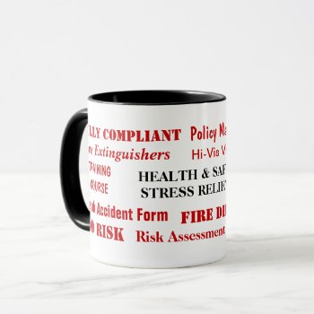Health & Safety Stress Reliever Joke Stress Relief Mug by officecelebrity at Zazzle
