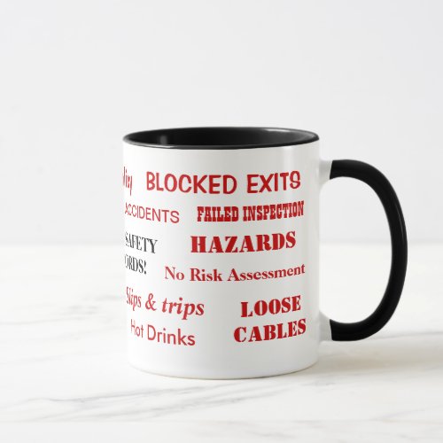 Health Safety Swear Words Annoying Pet Peeves Mug