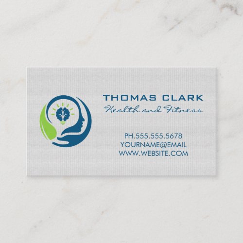 Health Self Care | Mindfulness | Fitness Business Card