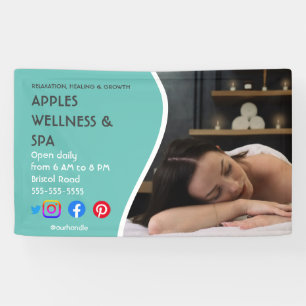 health spa poster flyer wellness center gym fit si banner