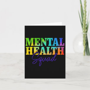 Health Squad Mental Health Awareness Month Problem Card
