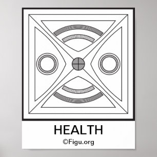 Health Symbol Poster