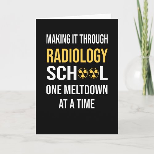 Health Technician X_ray Student Radiologist Card