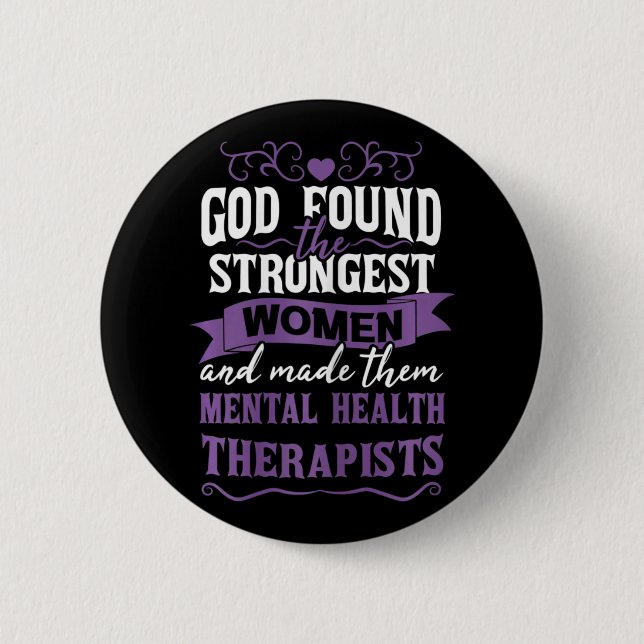 Health Therapist  Button (Front)