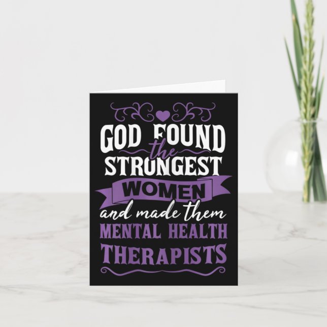 Health Therapist  Card (Front)