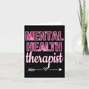 Health Therapist Mental Health Counselor Therapy Card