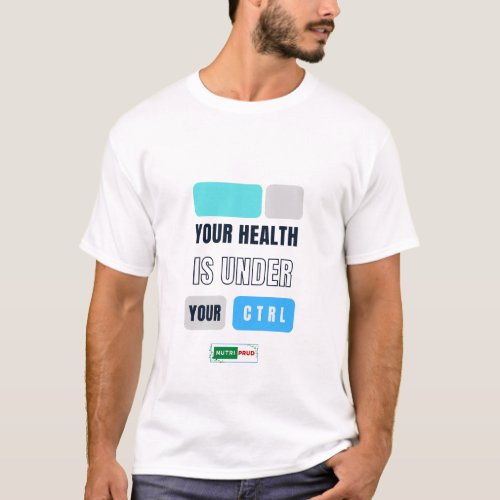 Health Under Control Tee White Color