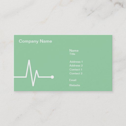 Customizable Healthcare - Business Business Card