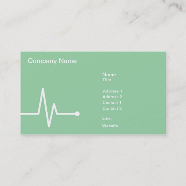 Healthcare - Business Card (Front)
