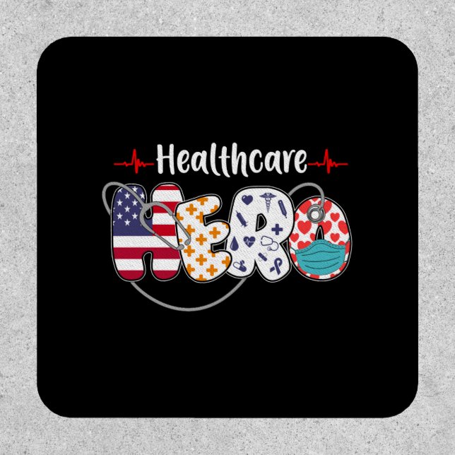 Healthcare Hero Nurse Doctor Patch (Front)