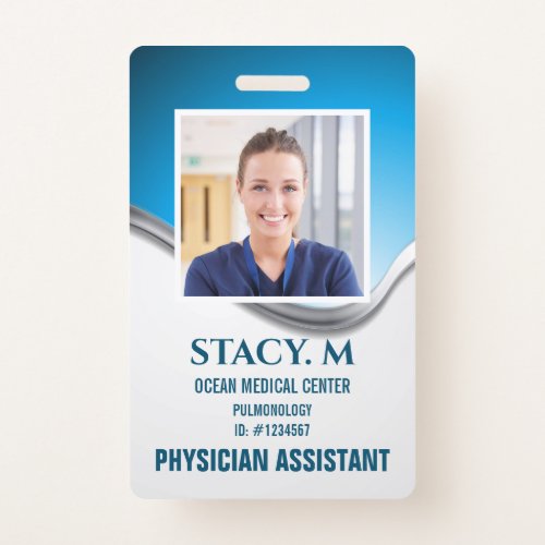 Healthcare Hospital Employee Name Title Photo ID Badge