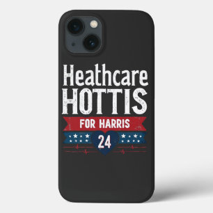 HealthCare Hotties For Harris 24 Kamala Walz Nurse iPhone 13 Case