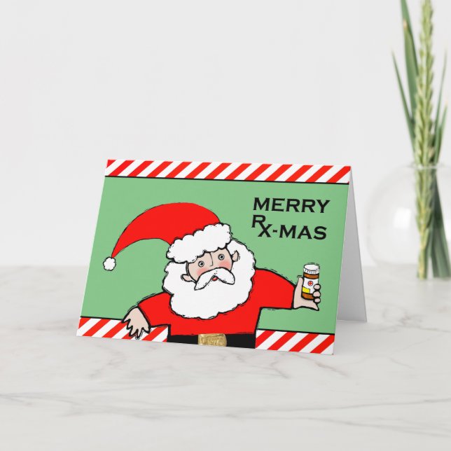 Healthcare Humor Christmas Cards (Front)