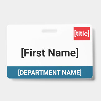 Healthcare ID Badge