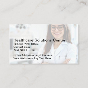 Healthcare Insurance Rep Business Cards