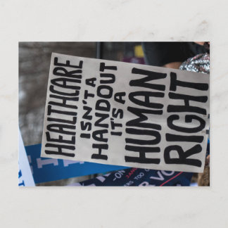 Healthcare Isn't a Handout Postcard