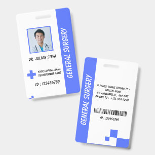Healthcare Nurse Photo ID Badge Card