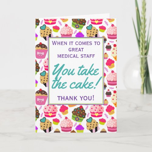 Healthcare Nurse Thank You Appreciation Card