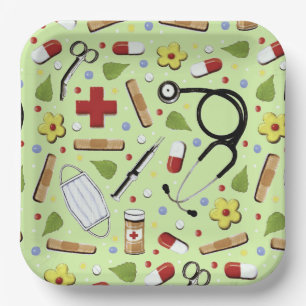 Healthcare Party Paper Plates