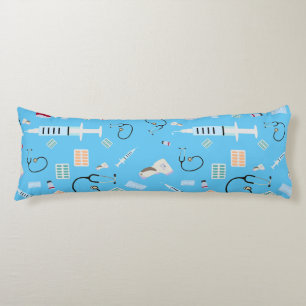 Healthcare Physician Medical Supplies Pattern Body Pillow