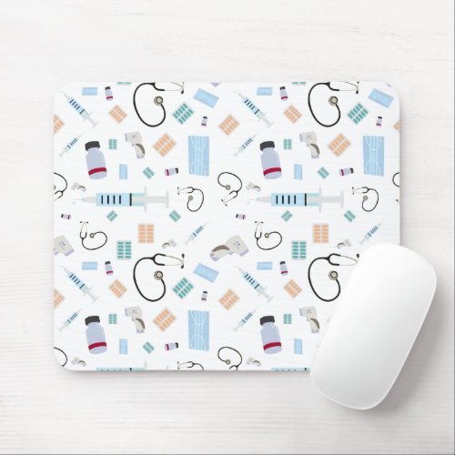 Healthcare Physician Medical Supplies Pattern Mouse Pad
