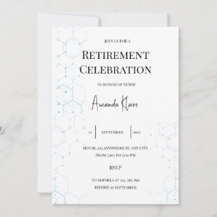 Healthcare Retirement Modern Minimal invitation