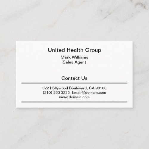 Healthcare Services Business Card Design