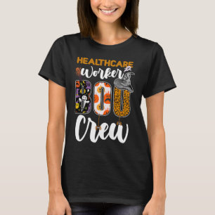 Healthcare Worker Boo Crew Ghost Halloween Matchi T-Shirt